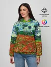 Женское худи / Поле с маками, Ван Гог