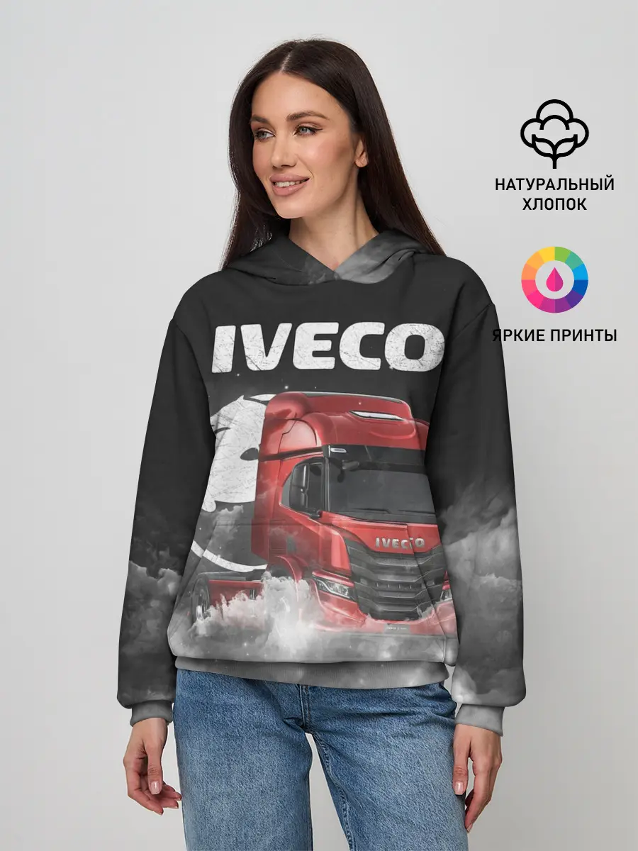 Женское худи / Iveco truck