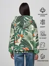 Женское худи / Тропический паттерн