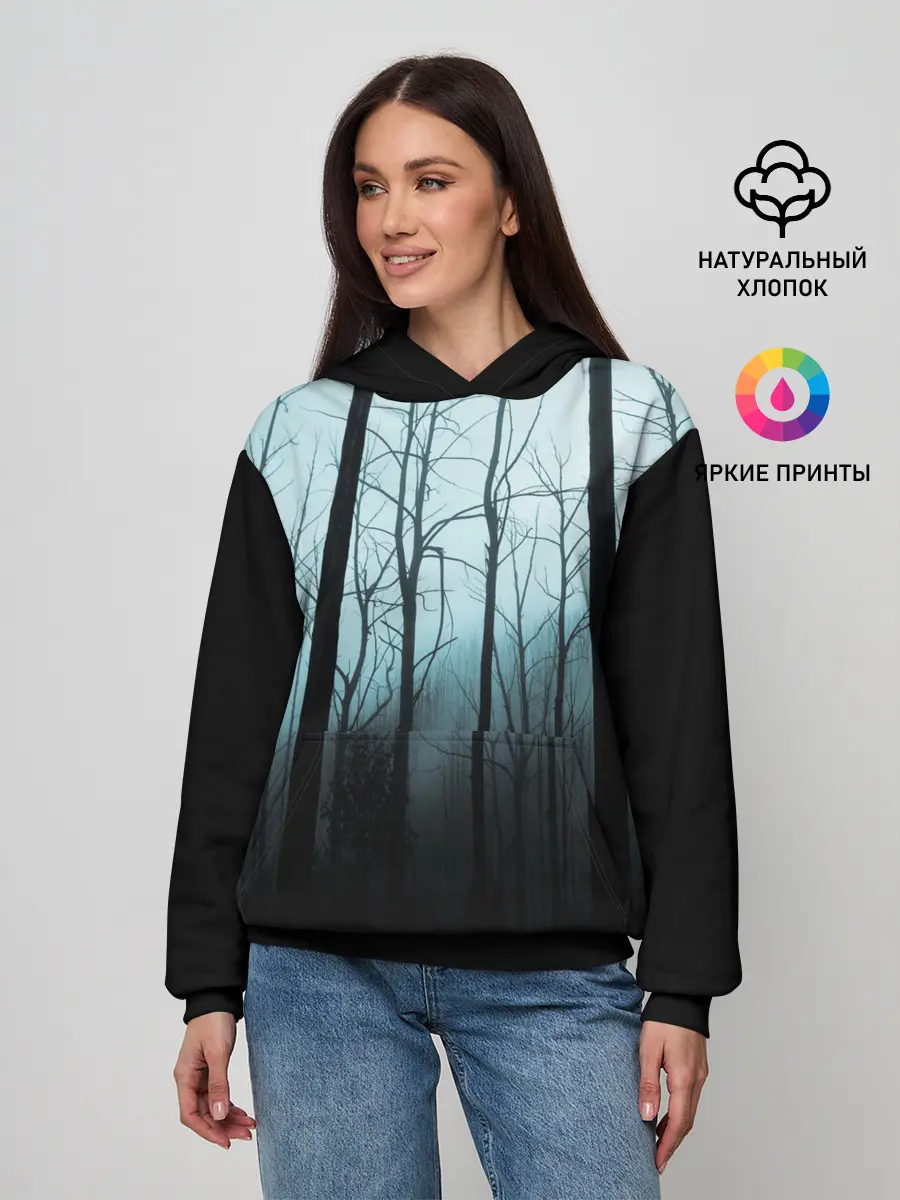 Женское худи / ЖУТКИЙ ЛЕС