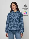 Женское худи / Модный абстрактный узор