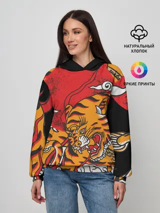 Женское худи / Год тигра