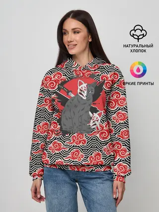 Женское худи / Бакэнэко