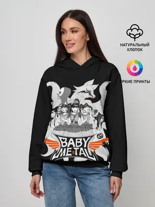 Женское худи / Команда Метал Крошек