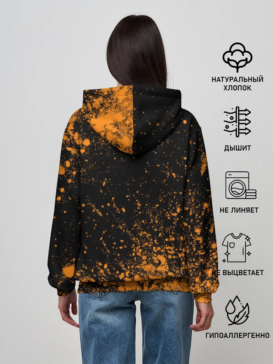 Женское худи / Лиса - В Шарфике - Взрыв