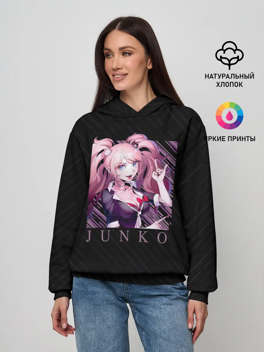 Женское худи / Джунко Эношима в квадрате