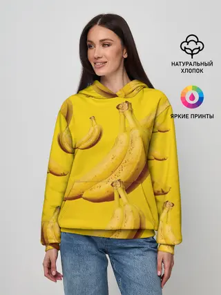 Женское худи / Банановый рай