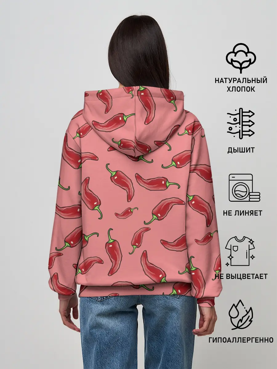 Женское худи / Острый перчик