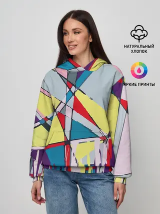 Женское худи / Cubisme