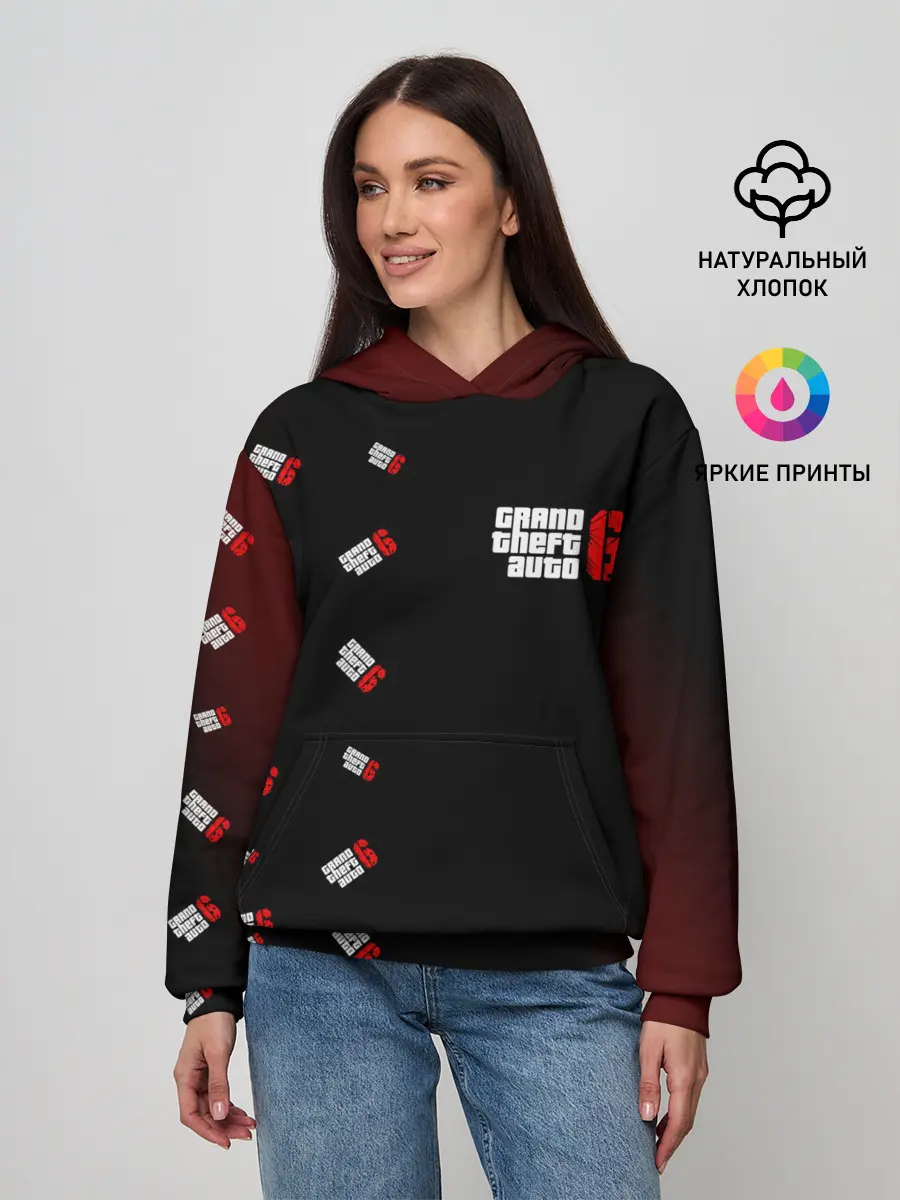 Женское худи / ГТА 6 - Соты