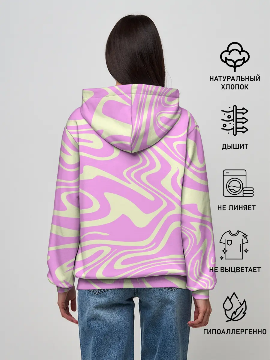 Женское худи / Лолипоп абстракция