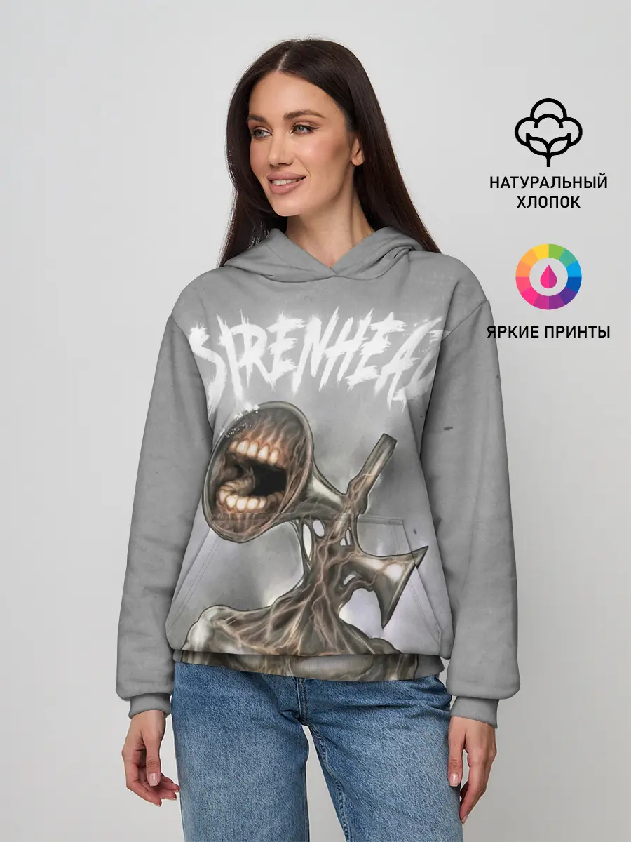 Женское худи / White Siren Head