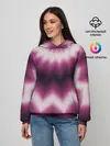 Женское худи / Черно-пурпурный калейдоскоп