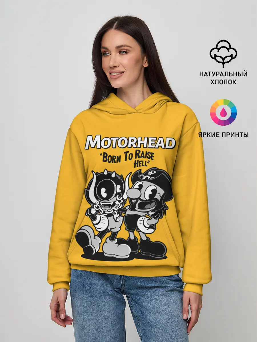 Женское худи / Motorhead x Cuphead