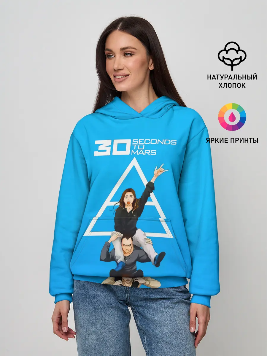 Женское худи / Группа 30 Seconds to Mars