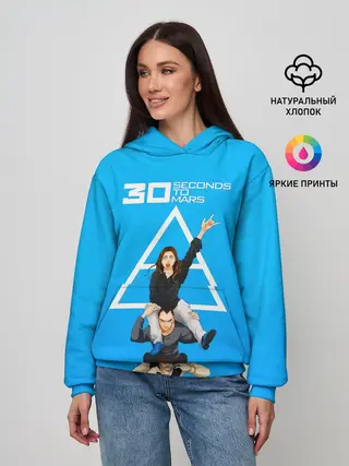 Женское худи / Группа 30 Seconds to Mars