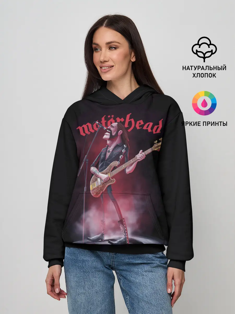 Женское худи / Поющий Лемми