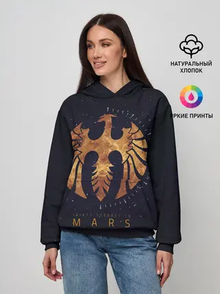 Женское худи / Thirty Seconds to Mars космос