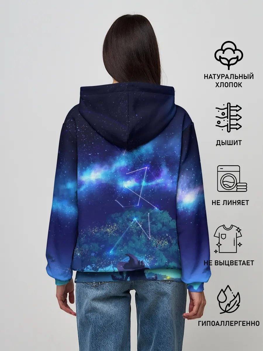 Женское худи / MONA GENSHIN IMPACT