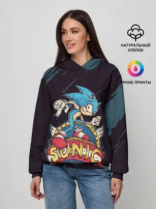 Женское худи / SONIC | СОНИК