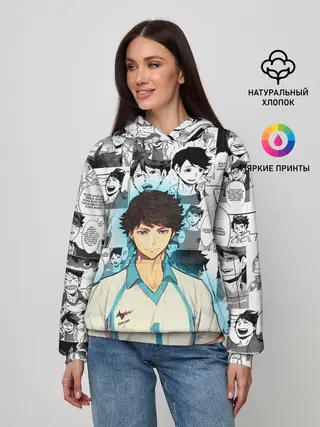 Женское худи / ТООРУ ОЙКАВА / OIKAWA TORU