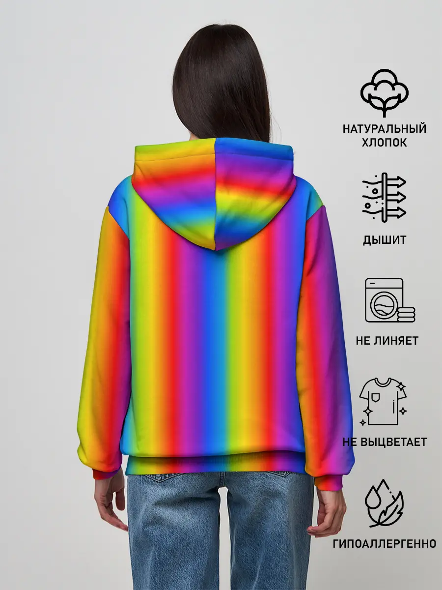 Женское худи / Color gradient