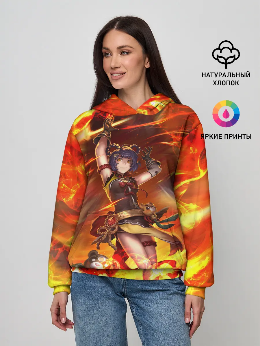 Женское худи / Сян Лин | Genshin Impact