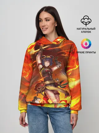 Женское худи / Сян Лин | Genshin Impact