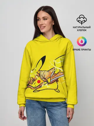 Женское худи / Пикачу Зеницу клинок демонов
