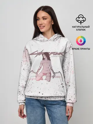 Женское худи / КЛИНКИ БОГОМОЛА | CYBERPUNK 2077