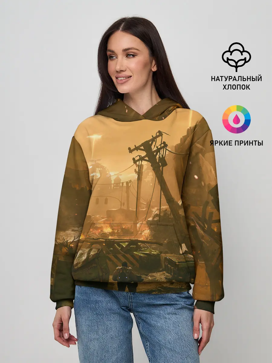 Женское худи / GEARS OF WAR | ШЕСТЕРЕНКИ