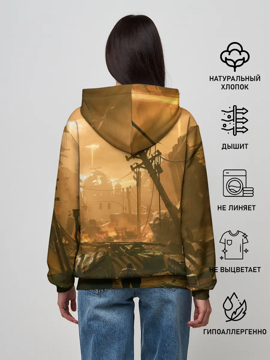 Женское худи / GEARS OF WAR | ШЕСТЕРЕНКИ