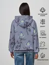Женское худи / Голубые розы