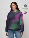 Женское худи / Разноцветный геометрический уз