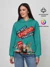 Женское худи / Лучший учитель английского языка