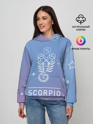 Женское худи / Знак Скорпион