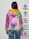 Женское худи / Абстрактный разноцветный узор
