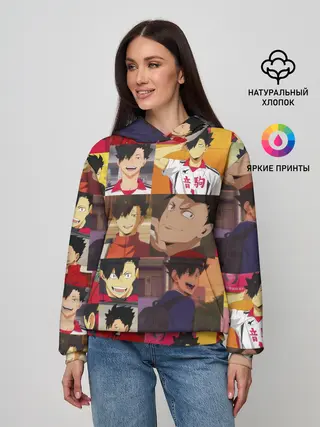 Женское худи / КУРОО ТЕЦУРО / TETSURO