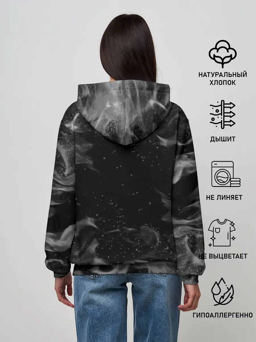 Женское худи / MITSUBISHI | ОГОНЬ