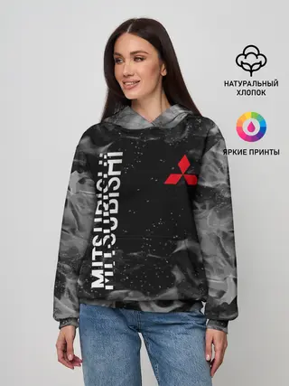 Женское худи / MITSUBISHI | ОГОНЬ