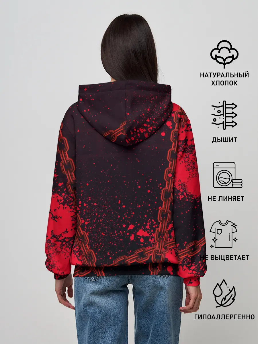 Женское худи / Geometry Dash