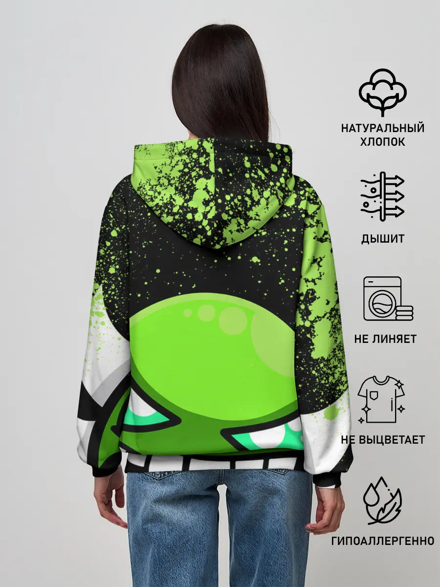 Женское худи / Geometry Dash