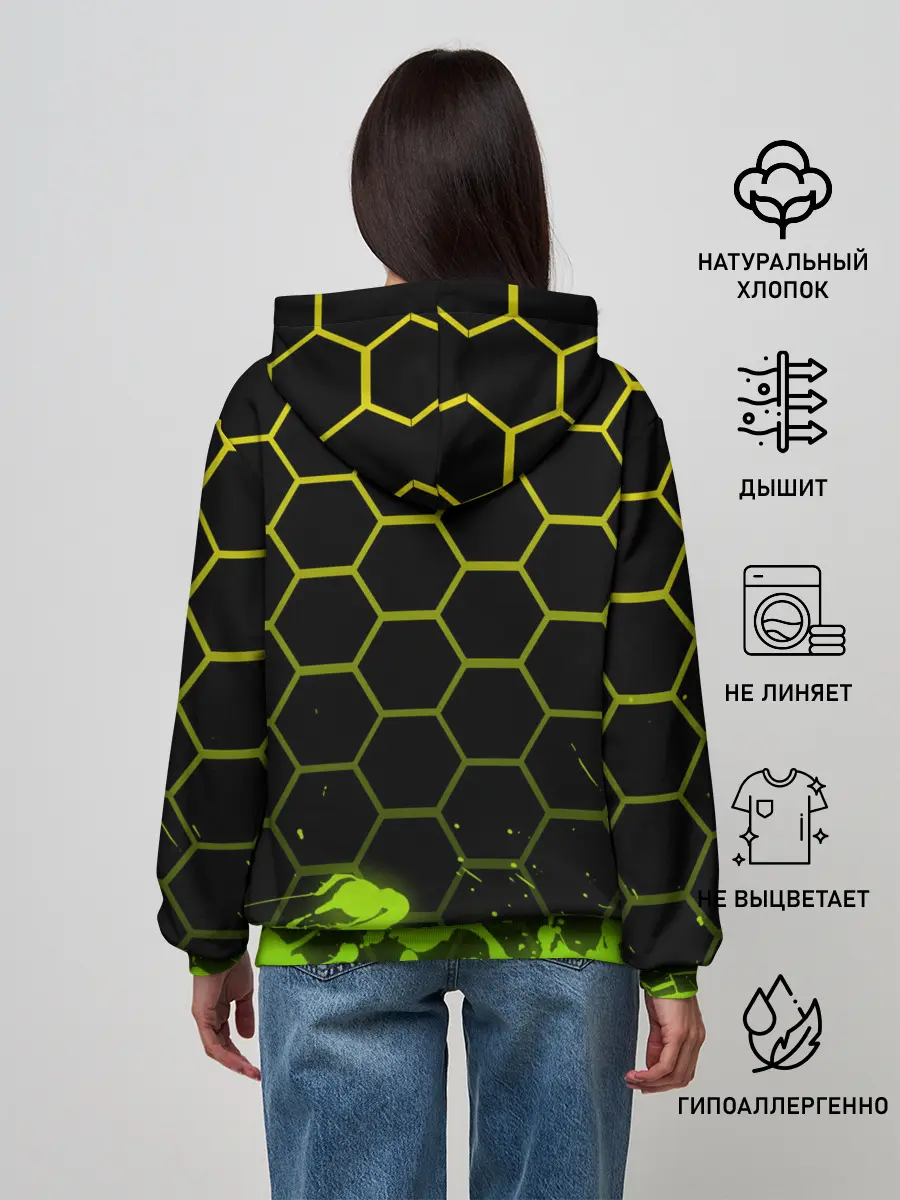 Женское худи / Geometry Dash