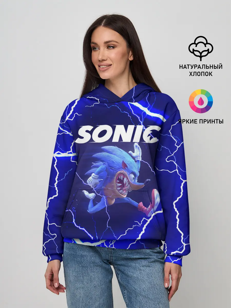 Женское худи / SONIC | СОНИК