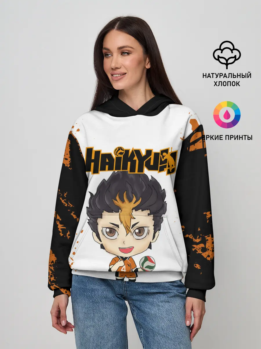 Женское худи / Юу Нишиноя | Nishinoya Yu