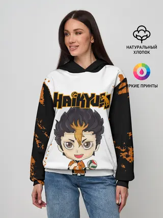 Женское худи / Юу Нишиноя | Nishinoya Yu