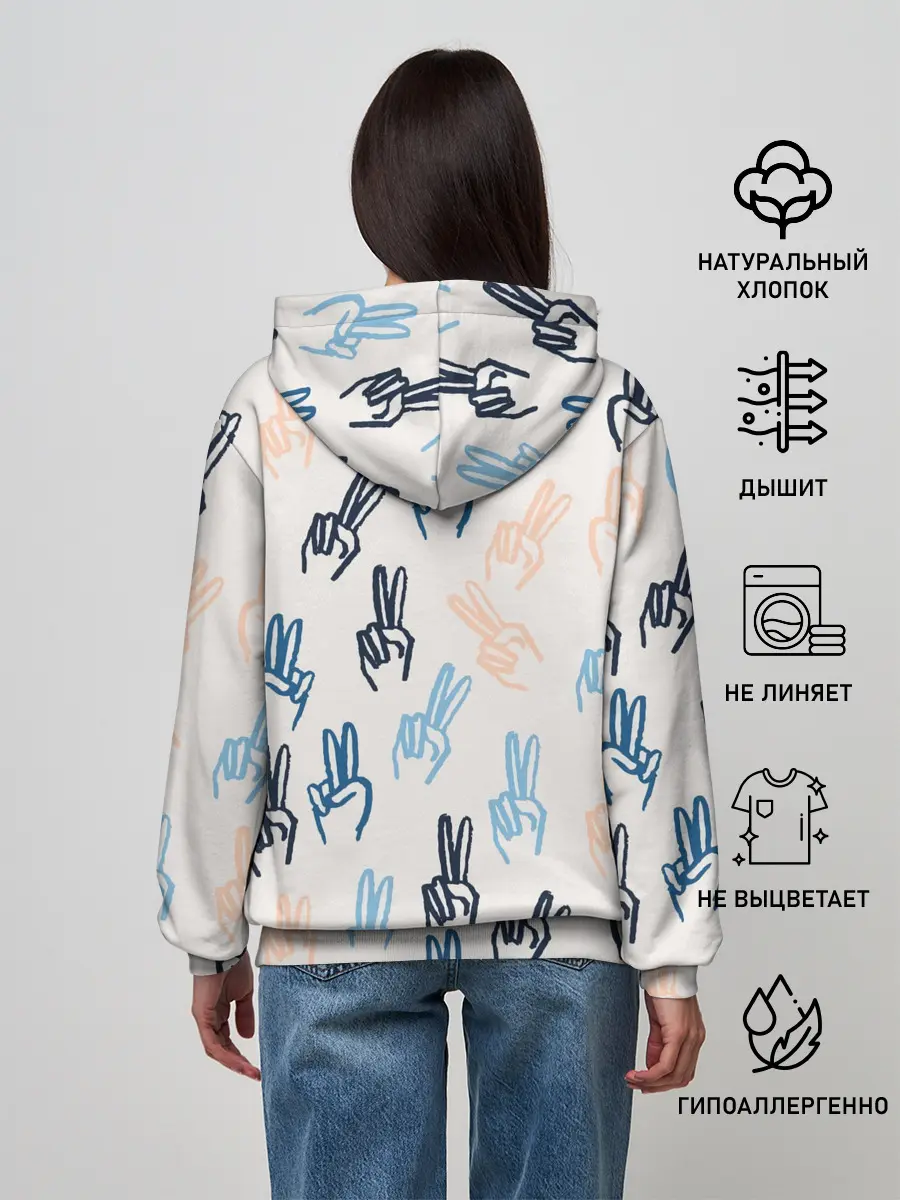 Женское худи / Знаки победы