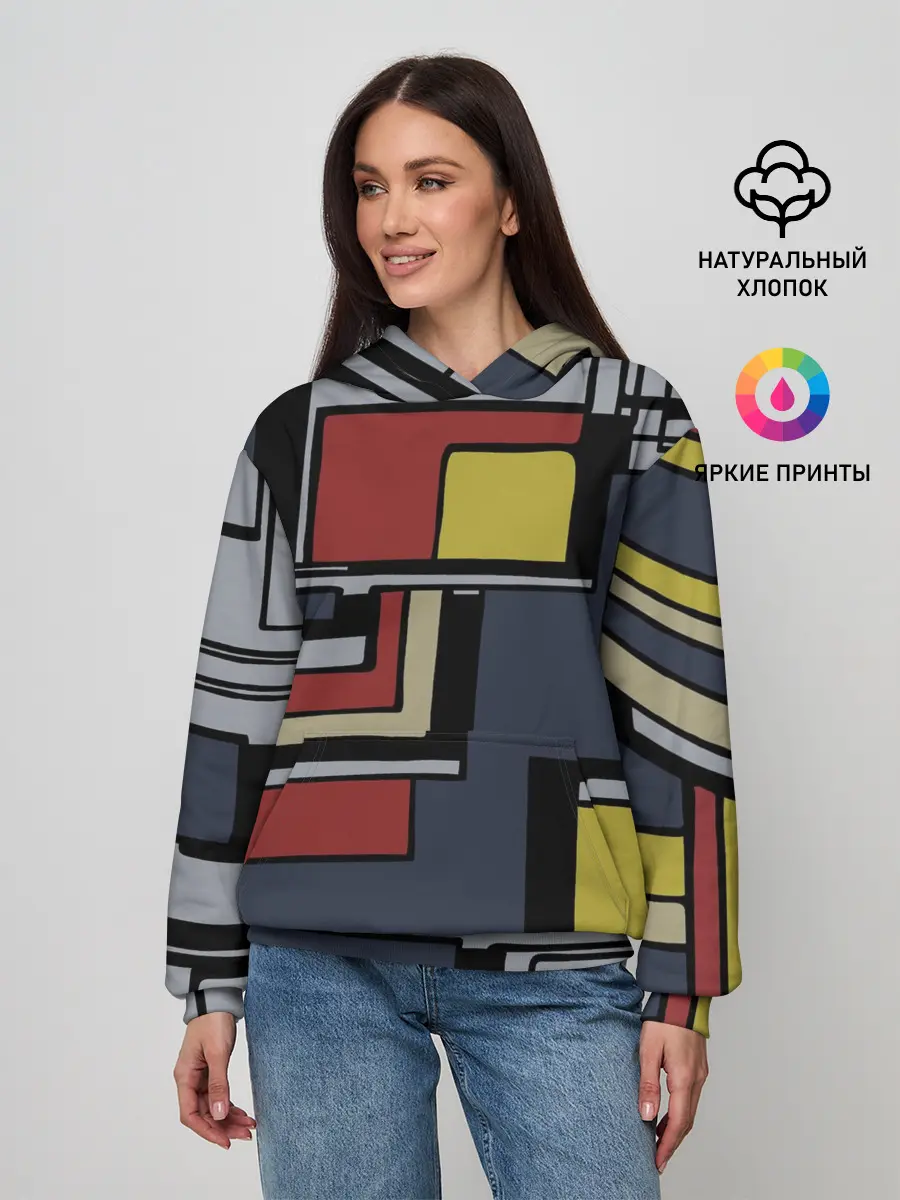 Женское худи / Геометрия