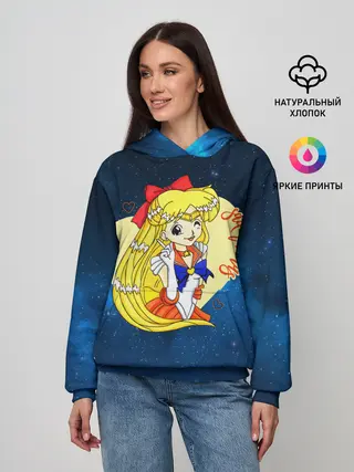 Женское худи / Сейлор Мун | Космос