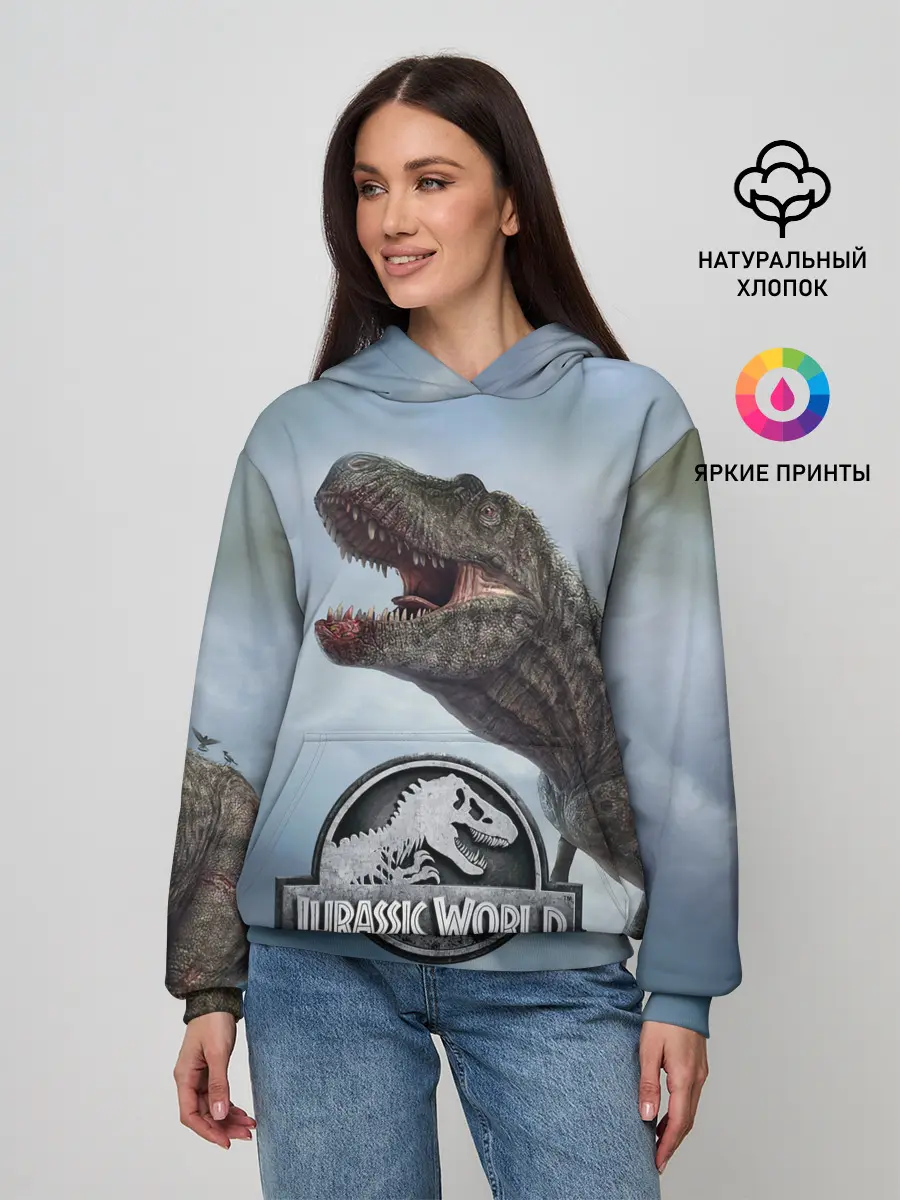 Женское худи / Jurassic World | Мир Юрского периода